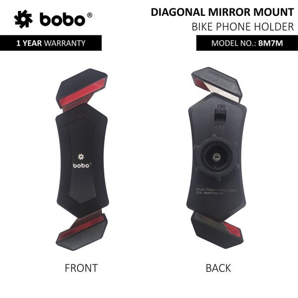 BOBO BM7 Diagonal-Grip Bike / Cycle Phone Holder Motorcycle Mobile Mount - Image 2