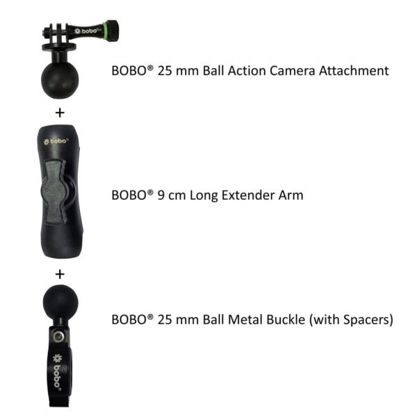 BOBO BM9 Action Camera Bike Mount Combo - Image 2